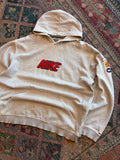 Vintage Nike Embroidered Spellout Logo Hooded Pullover Sweatshirt Size XL