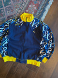 Vintage Y2K Rocawear Logo Graphic Sleeve Full Zip Sweatshirt Size XL