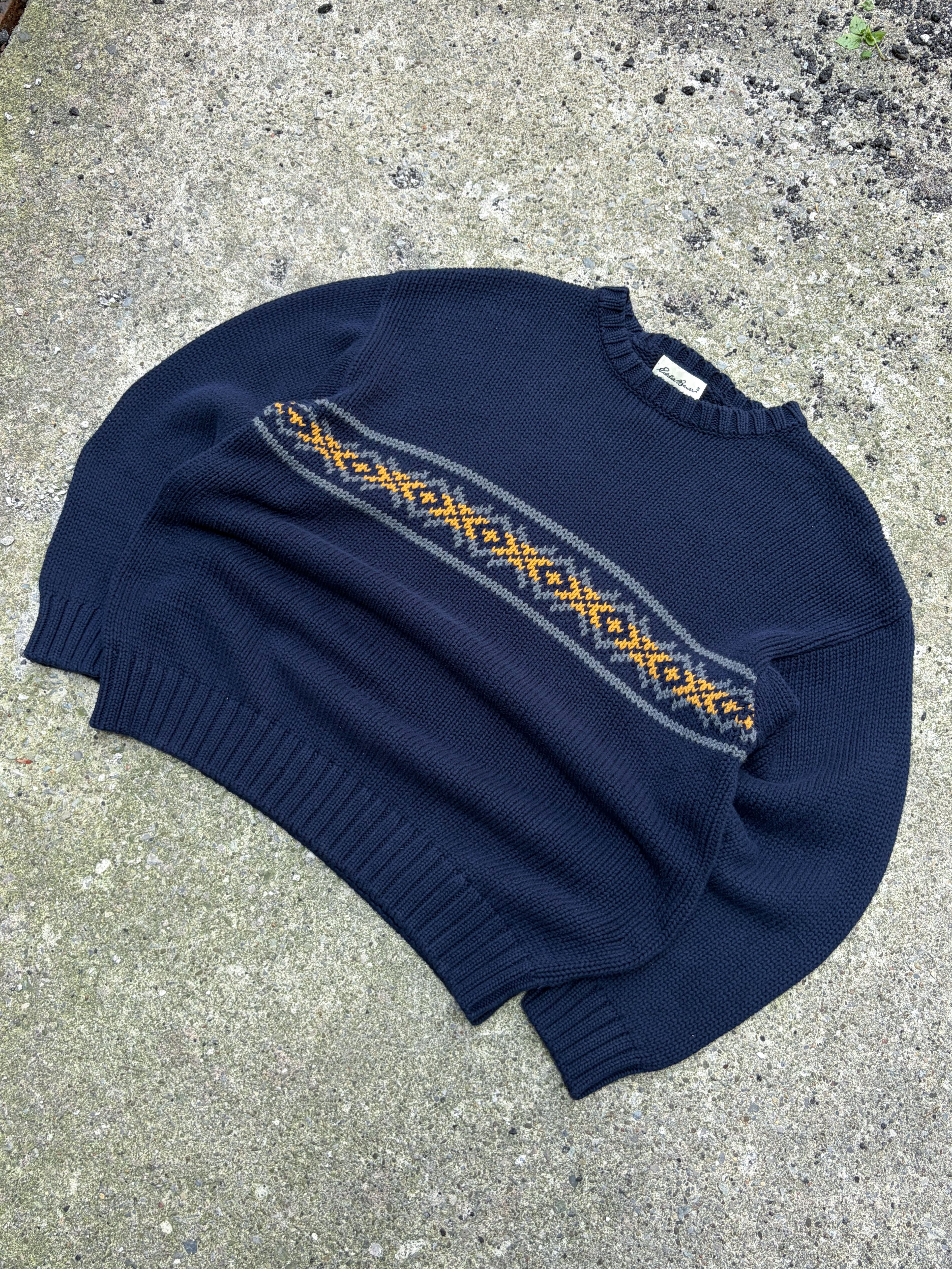 Vintage 90s Reebok Golf Embroidered Tonal Logo Pullover Knit Sweater Size Large