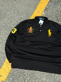 Vintage Polo Ralph Lauren Embroidered Big Pony Mercer 1/4 Button Up Shirt Sz 3XL