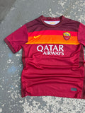 Vintage A.S. Roma Nike Embroidered Logo Soccer Jersey Size Small