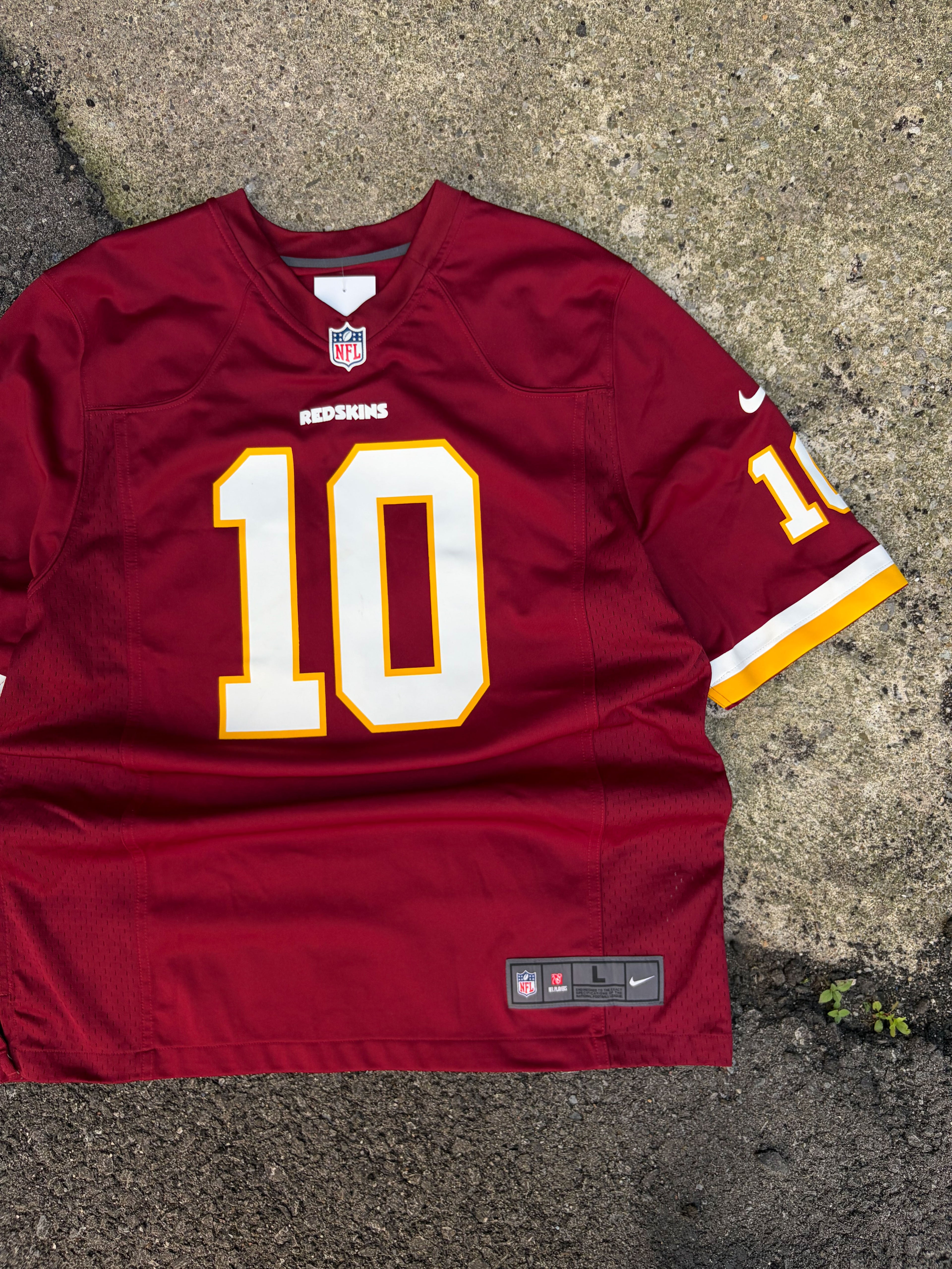 Vintage Robert Griffin III Washington Redskins NFL Nike Football Jersey Sz Large