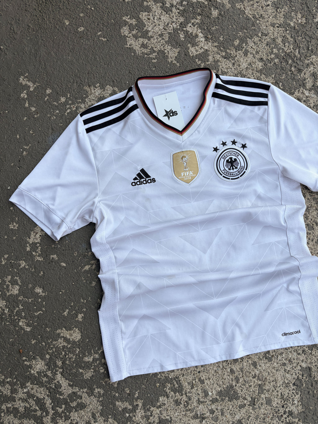 Vintage Adidas Germany National Team Embroidered Soccer Jersey Size Small