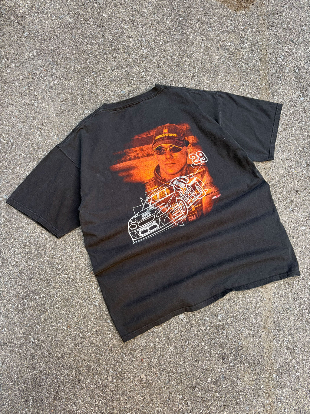 Vintage Kevin Harvick #29 Nascar Goodwrench Racing Graphic T-Shirt Size XL