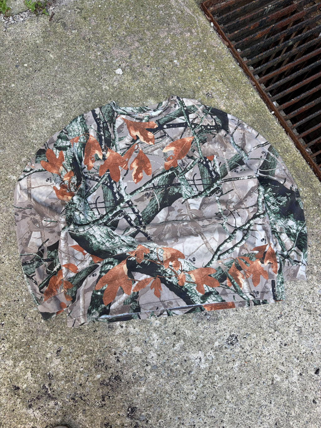 Vintage Outfitters Ridge Fusion 3D Camo Long Sleeve Hunting T-Shirt Size XL