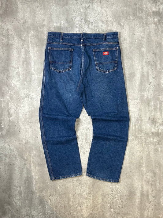 Vintage Dickies Dark Wash Denim Workwear Pants Size 40