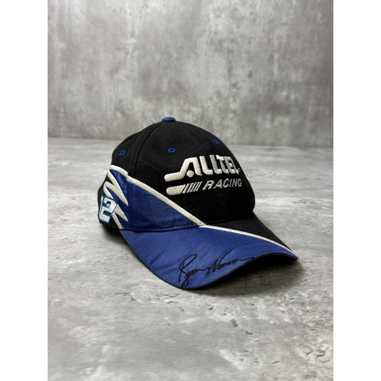 Vintage Ryan Newman #12 Nascar Alltel Racing Embroidered Strapback Hat OSFA