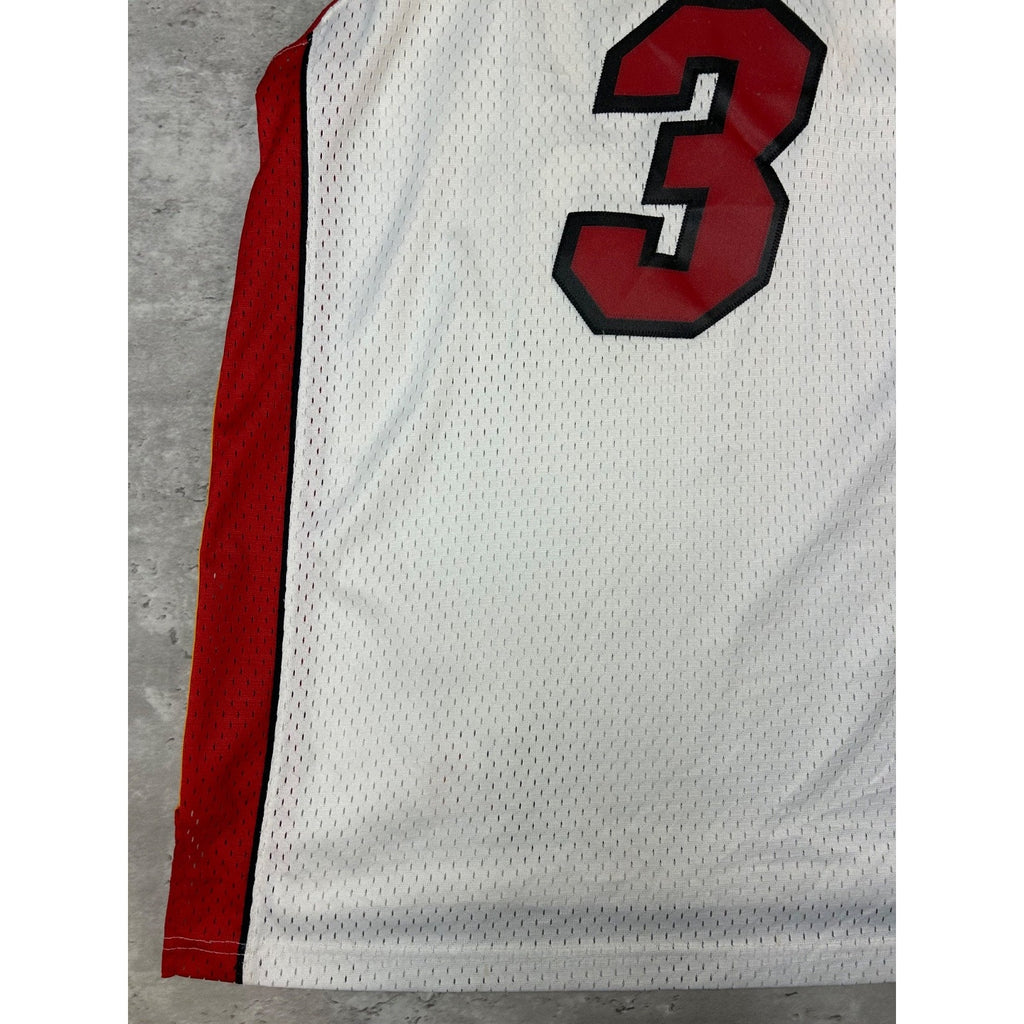 2000s Dwayne Wade #3 Miami Heat NBA Stitched Adidas Basketball Jersey Sz Medium