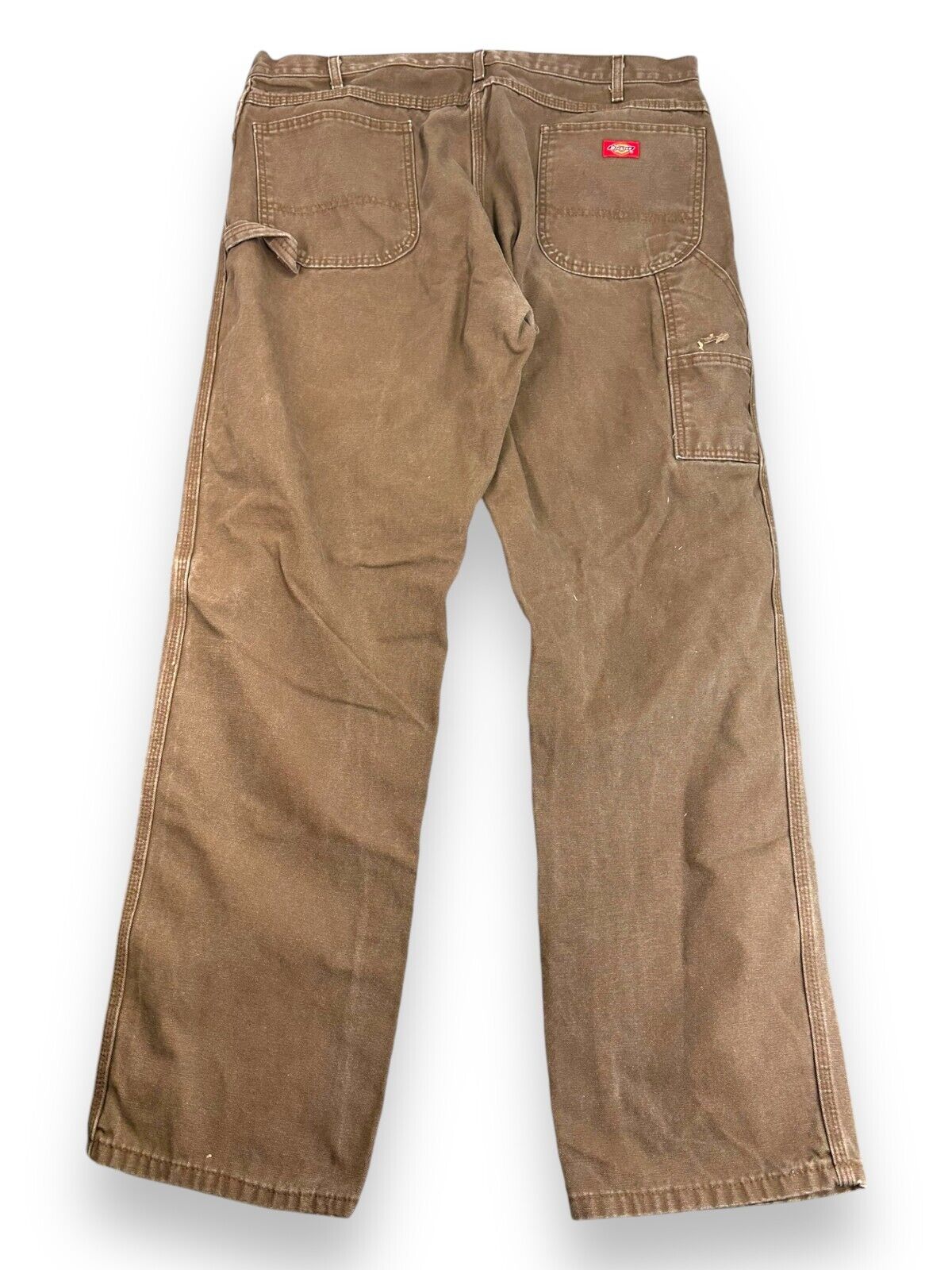 Dickies Canvas Work Wear Carpenter Pants Size 40W Brown