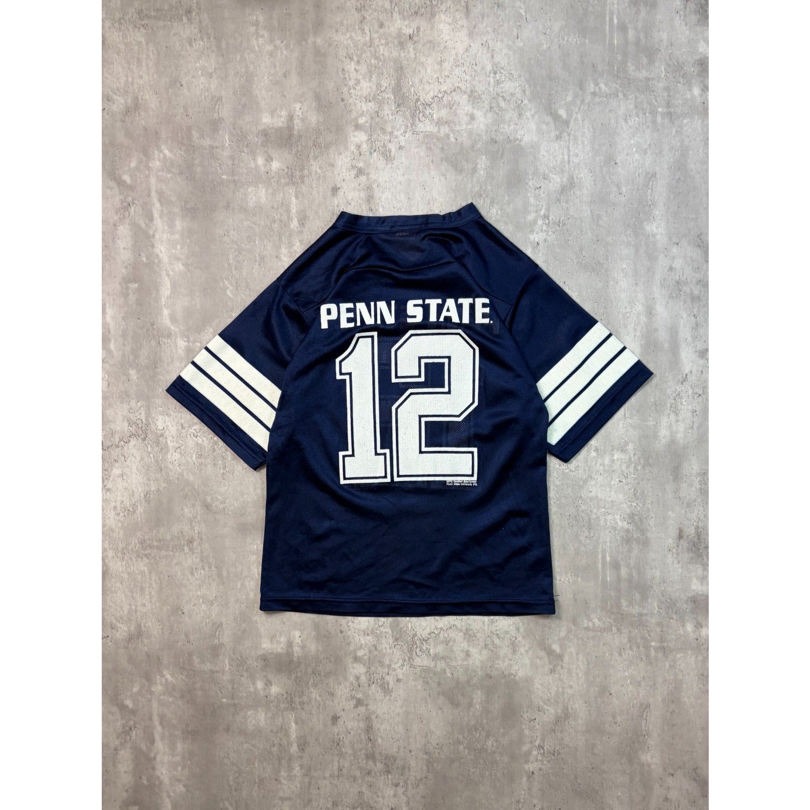 Vintage 90s Penn State Nittany Lions #12 NCAA YOUTH Football Jersey Size Large