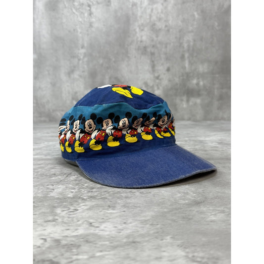 Vintage 80s/90s Disney Mickey Mouse Cartoon Character Flex Fit Hat OSFA