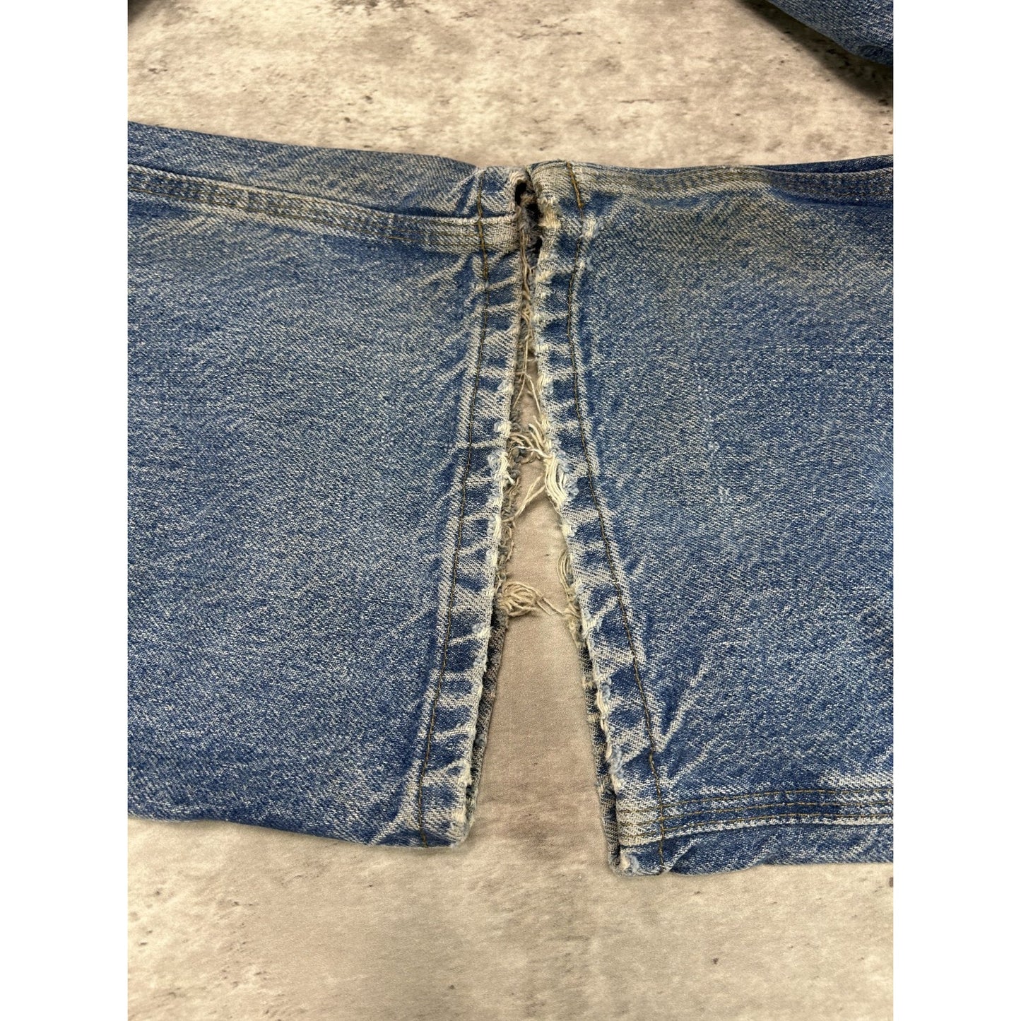 Vintage Carhartt Light Wash Denim Double Knee Carpenter Pants Size 40 Blue