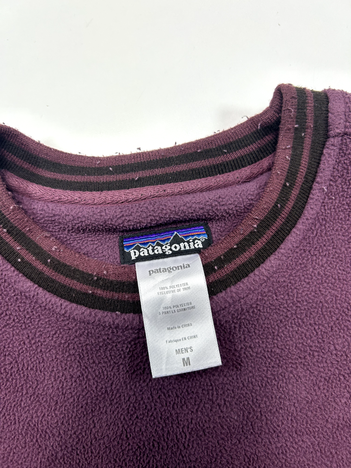 Vintage Patagonia Blank Fleece Pullover Sweatshirt Size Medium