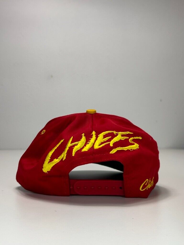 Vintage 90s Kanas City Chiefs NFL Graffiti Spell Out Snapback Hat OSFA