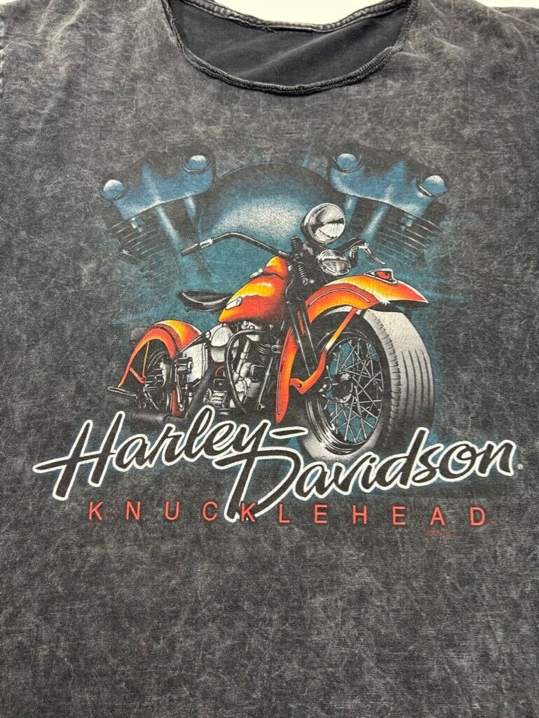 Harley Davidson Boulder Colorado Motorcycle Graphic T-Shirt Size Large