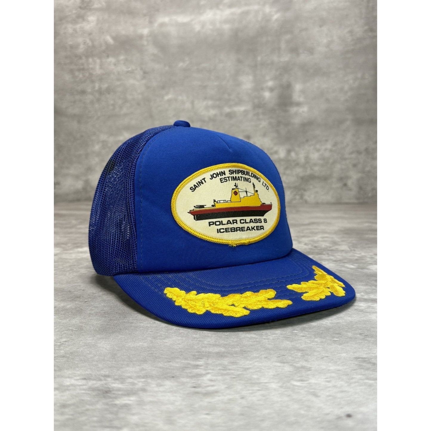 Vintage 80s Saint John Expressway Scrambled Eggs Trucker Snapback Hat OSFA