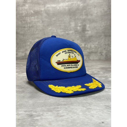 Vintage 80s Saint John Expressway Scrambled Eggs Trucker Snapback Hat OSFA