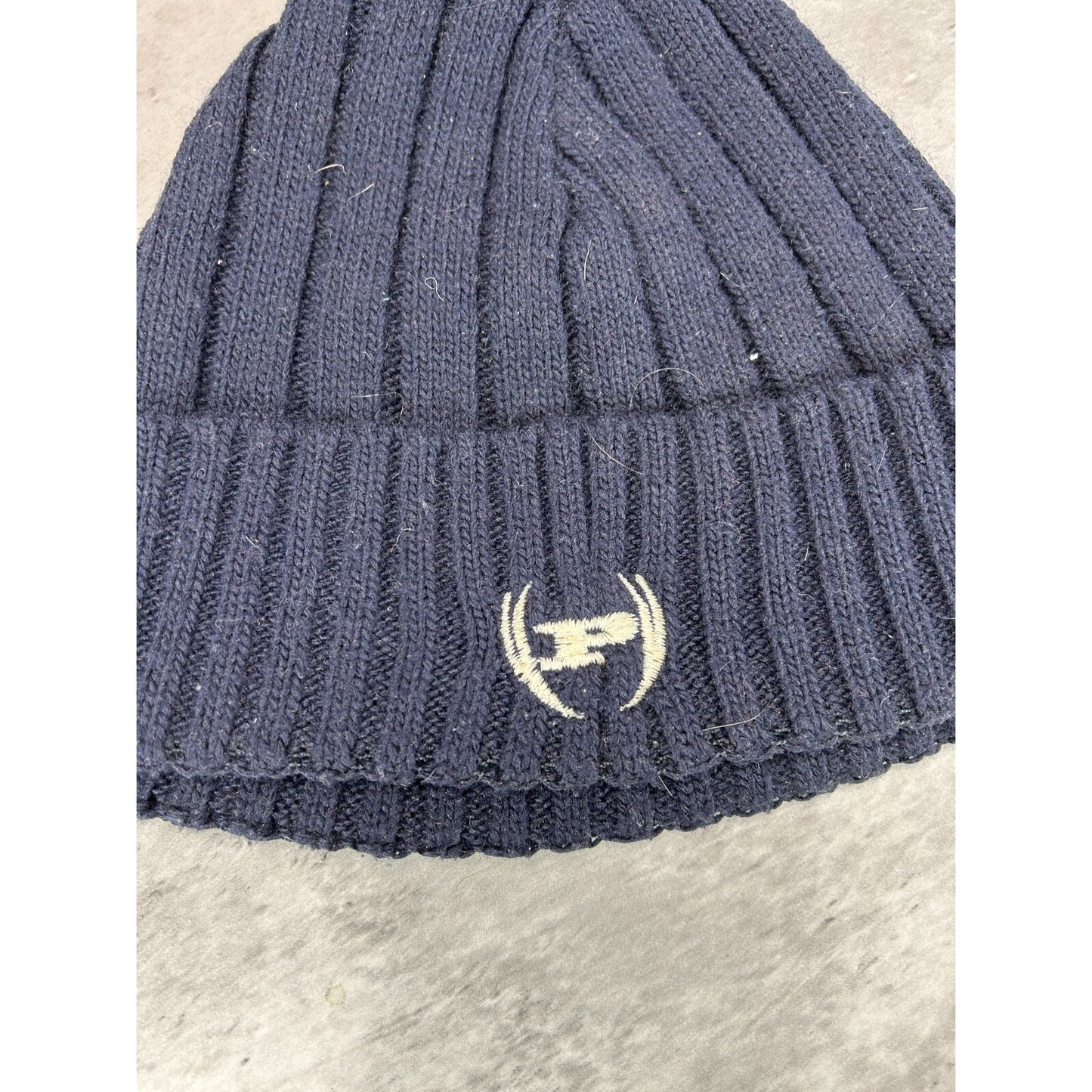 Vintage 2000s Phat Farm Embroidered Logo Cable Knit Beanie Hat OSFA