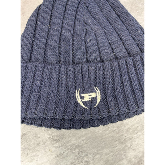 Vintage 2000s Phat Farm Embroidered Logo Cable Knit Beanie Hat OSFA