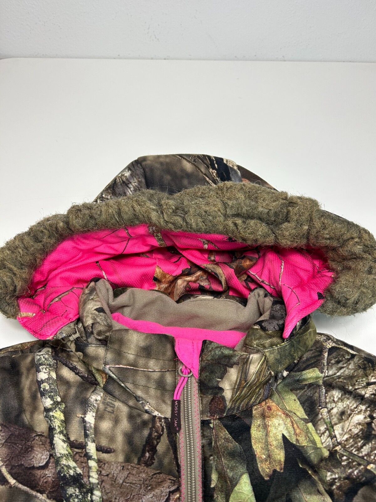 Mossy Oak Break Up Country Camo Insulated Full Zip Hunting Parka Jacket Medium