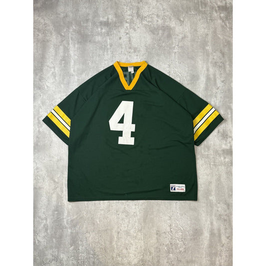 Vintage 90s Brett Favre #4 Green Bay Packers NFL Champion Football Jersey Sz 2XL