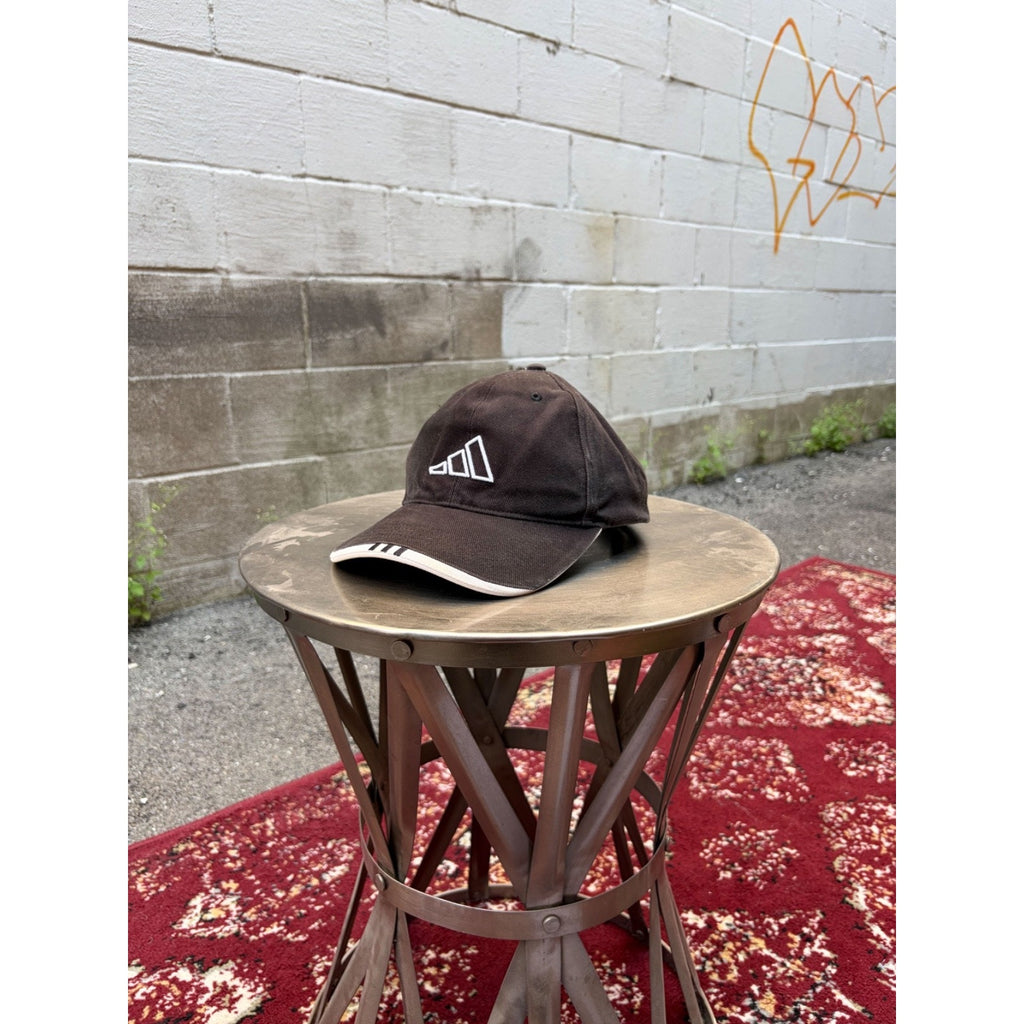 Vintage Adidas Embroidered Logo Strapback Hat OSFA
