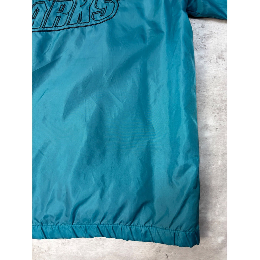 Vintage San Jose Sharks NHL Embroidered Logo Windbreaker Jacket Size Large