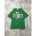 Vintage 90s Boston Celtics NBA Spellout Logo Graphic T-Shirt Size Small YOUTH