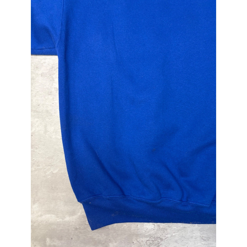 Vintage Detroit Lions NFL Embroidered Arc Spellout Sweatshirt Size Large