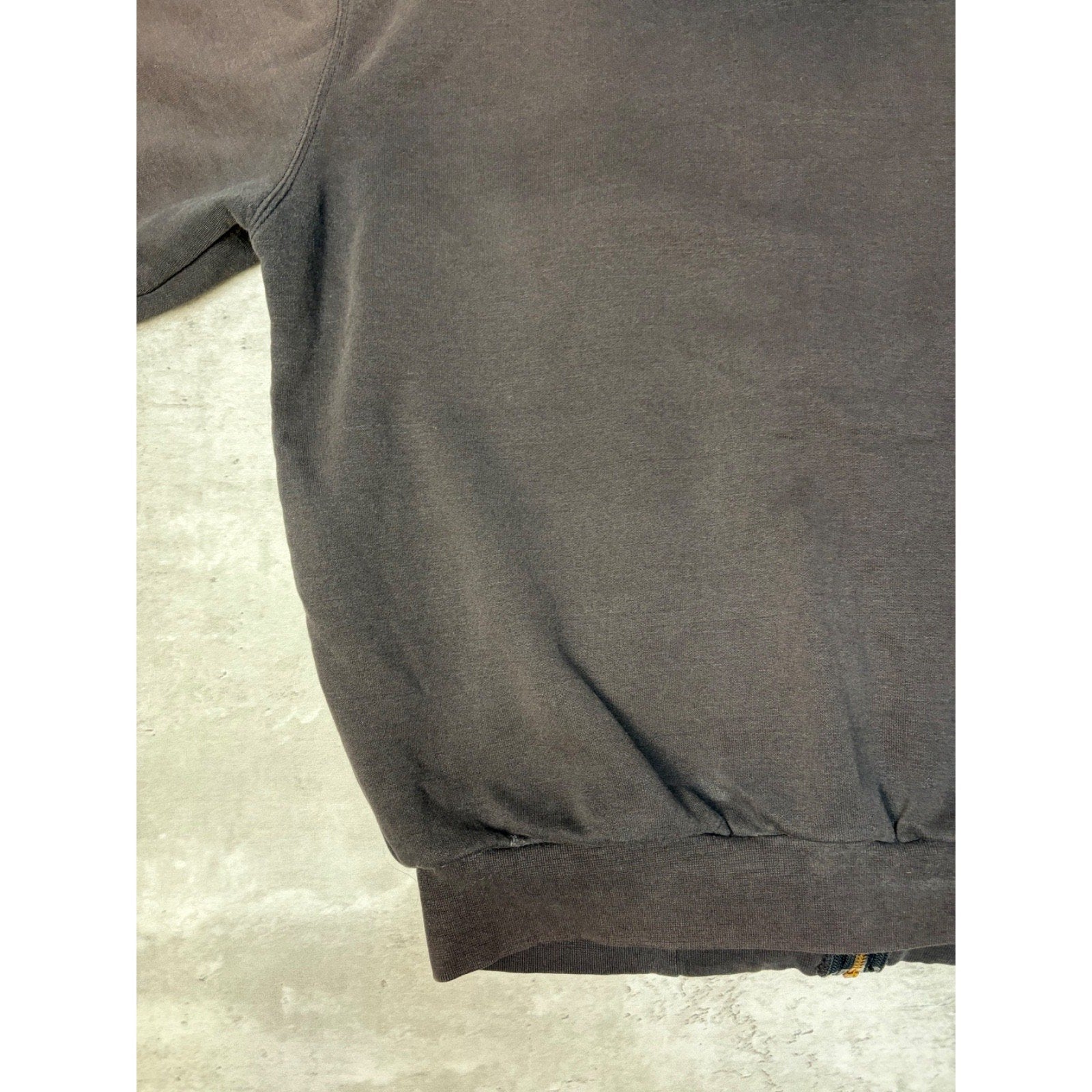 Vintage Carhartt Thermal Lined Full Zip Embroidered Patch Sweatshirt Size Large