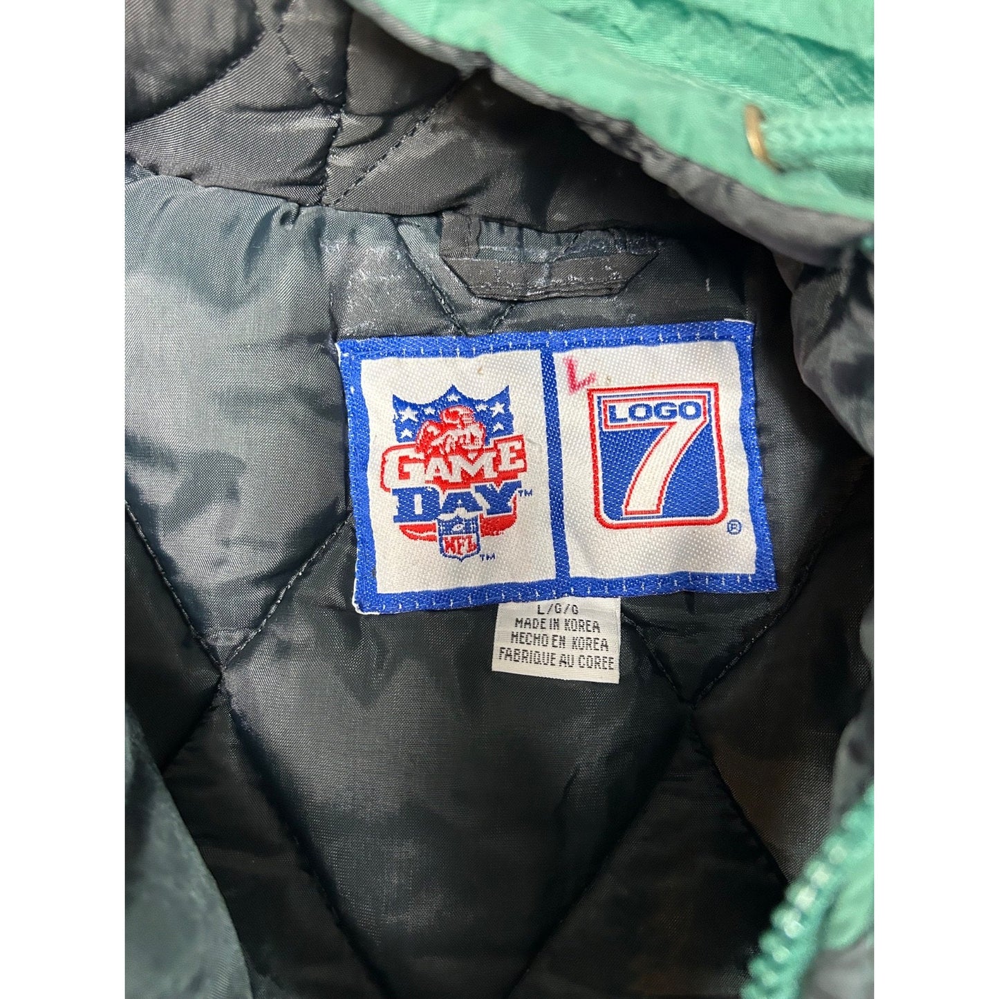 Vintage 90s Green Bay Packers NFL Insulated Full Zip Hooded Jacket Size Large