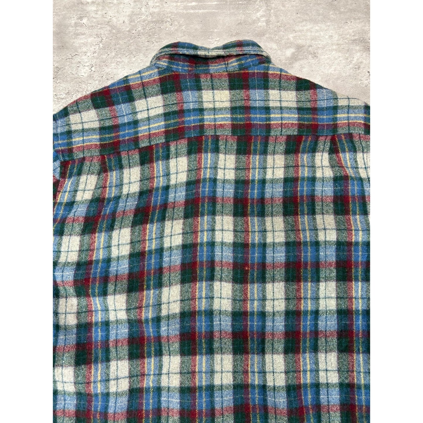Vintage 90s Carl Michaels Plaid Double Pocket Long Sleeve Button Up Shirt Medium