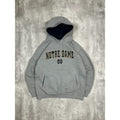Vintage Notre Dame Fighting Irish NCAA Embroidered Hooded Sweatshirt Size XL
