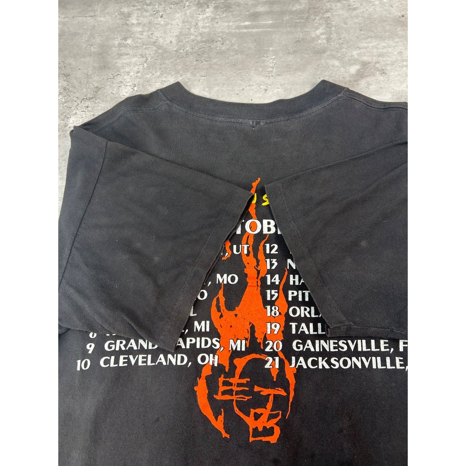 Vintage 90s The Eric Gales Band Tour Of A Thousand Faces Music T-Shirt Sz Large