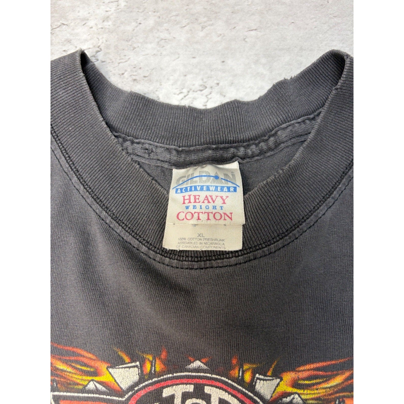 Vintage 2002 J&P Cycles Bike Week Spellout Graphic T-Shirt Size XL
