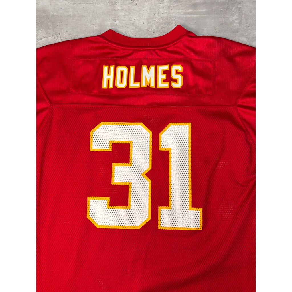 Vintage Priest Holmes #31 Kansas City Chiefs NFL Reebok Jersey Size XL YOUTH