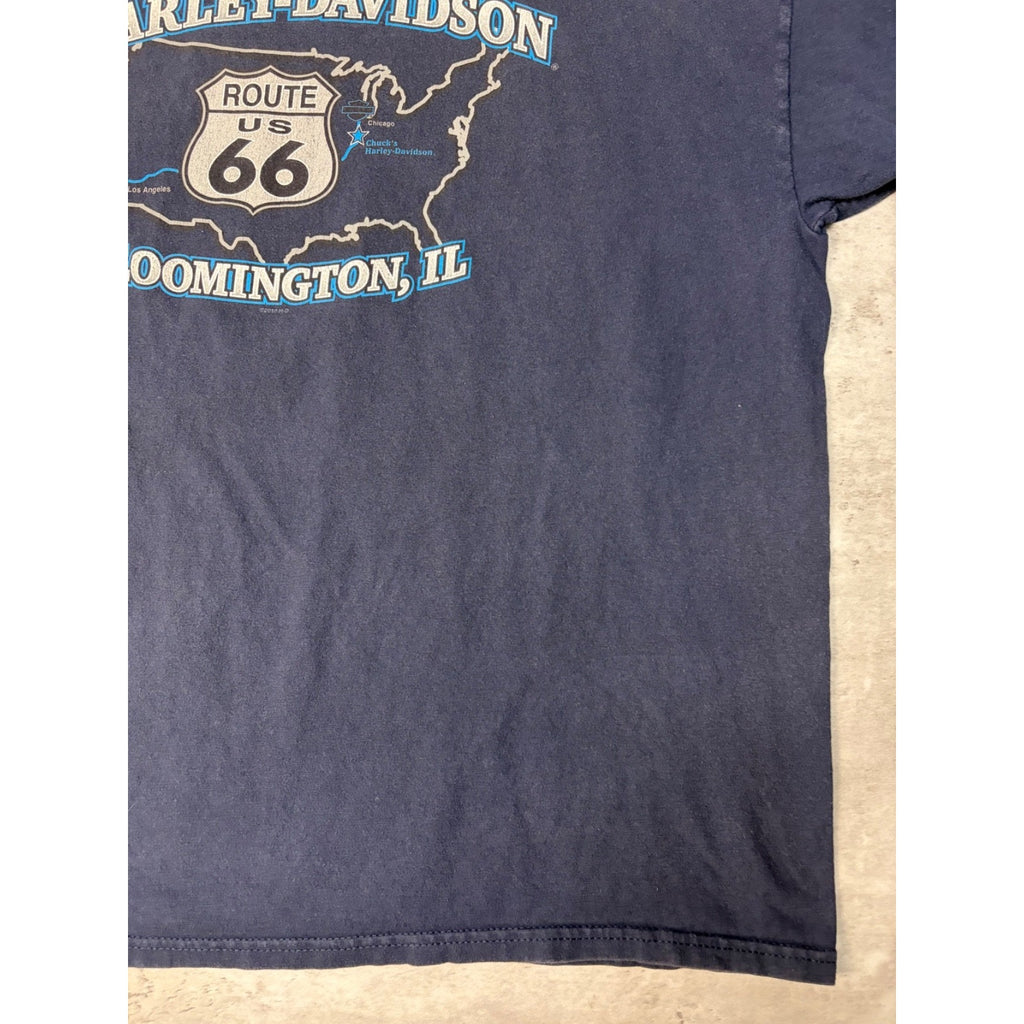 Harley Davidson Classic Logo Turn It Up Lightning Graphic T-Shirt Size 2XL