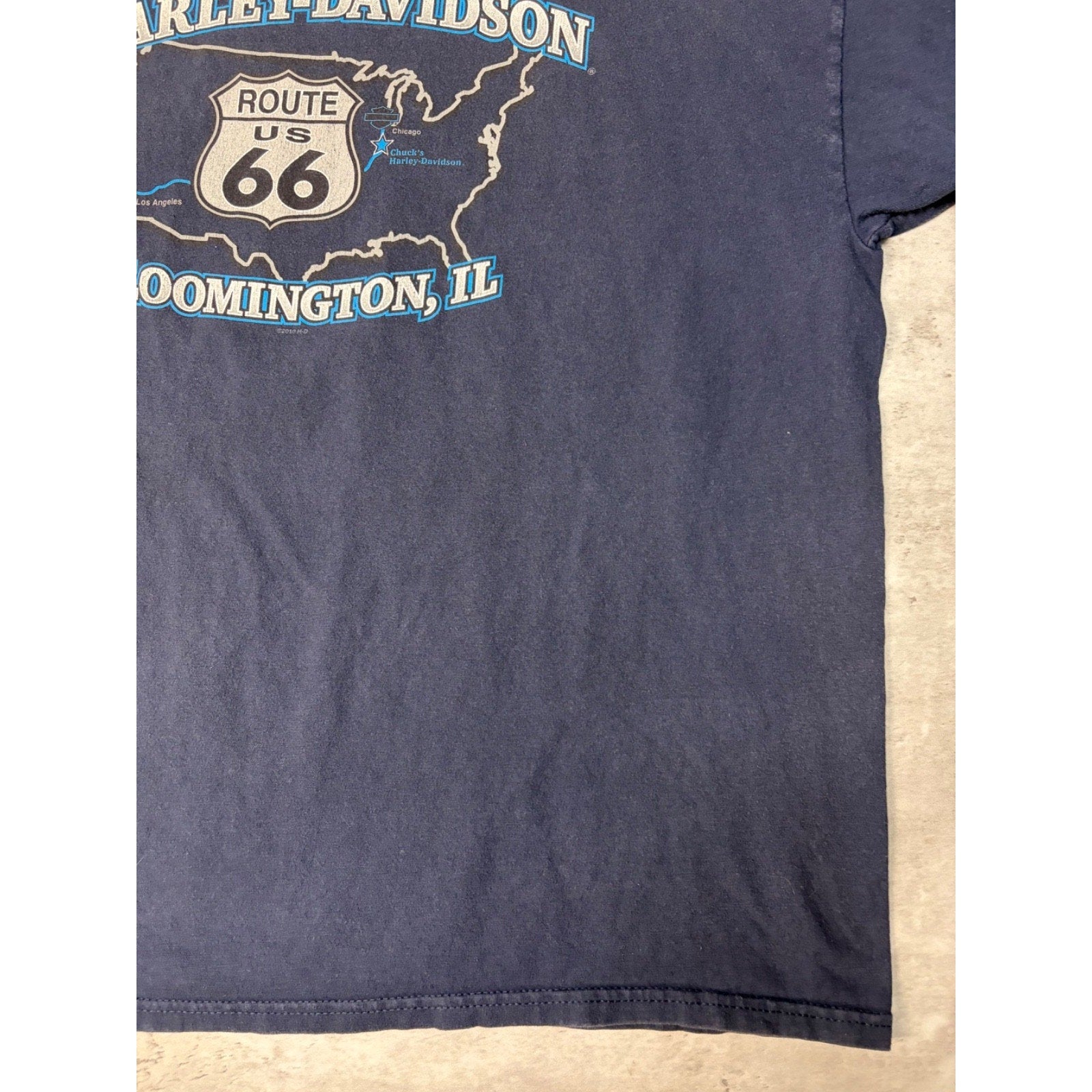 Harley Davidson Classic Logo Turn It Up Lightning Graphic T-Shirt Size 2XL