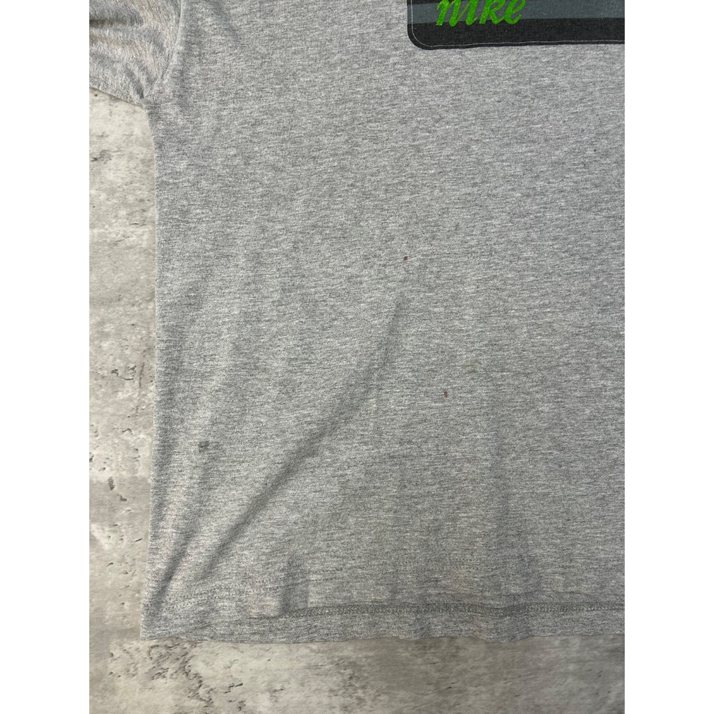 Vintage 90s Nike Box Logo Spellout Swoosh Graphic T-Shirt Size XL