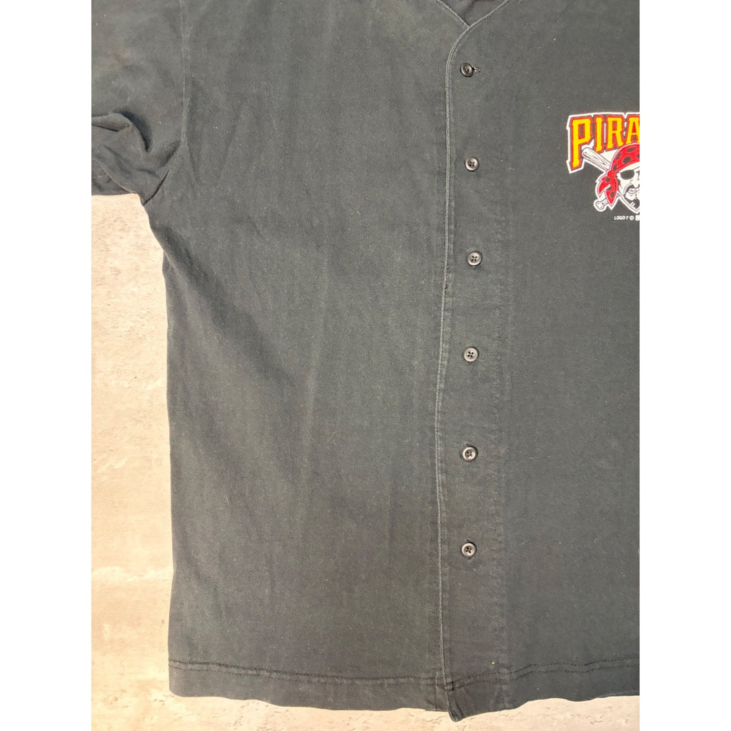 Vintage 1997 Pittsburgh Pirates MLB Graphic Logo Baseball Jersey Size Large
