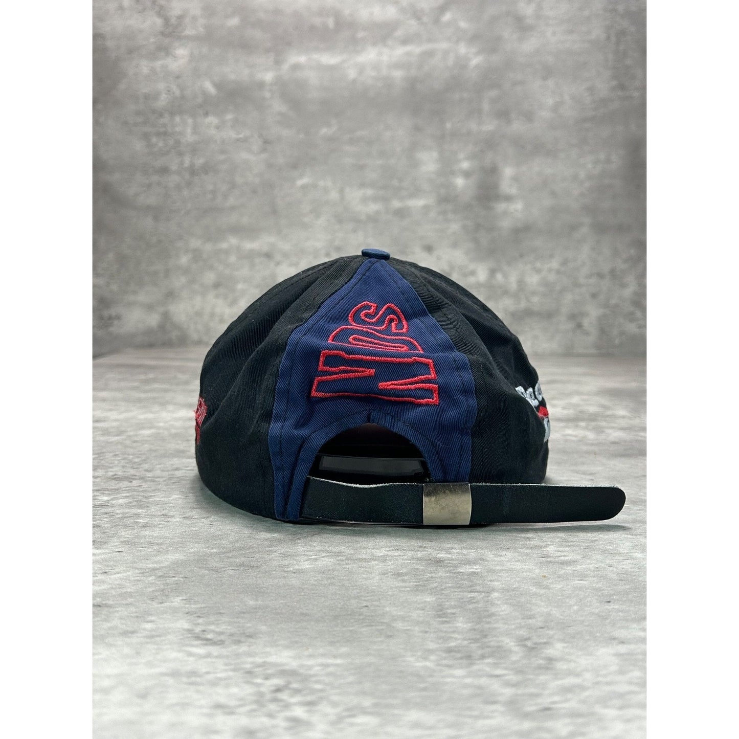 Vintage 90s Reebok Pre Season Embroidered Spellout Logo Strapback Hat OSFA
