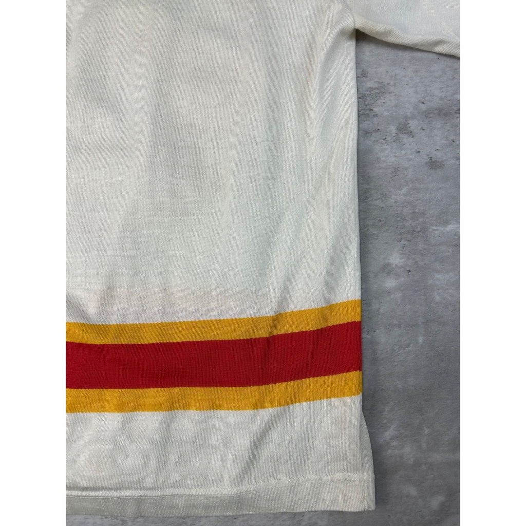 Vintage 70s/80s Calgary Flames NHL Stitched Hockey Jersey Size Small
