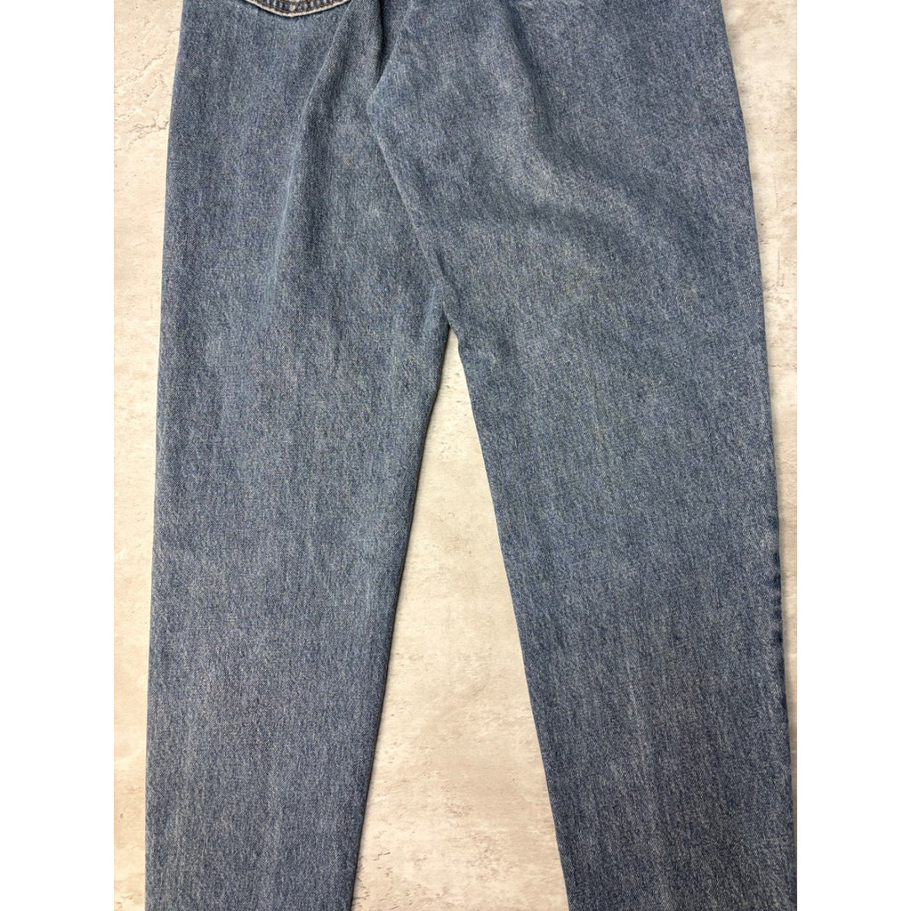 Vintage 90s Levis 816 White Tab Dark Wash Faded Denim Pants Size 27