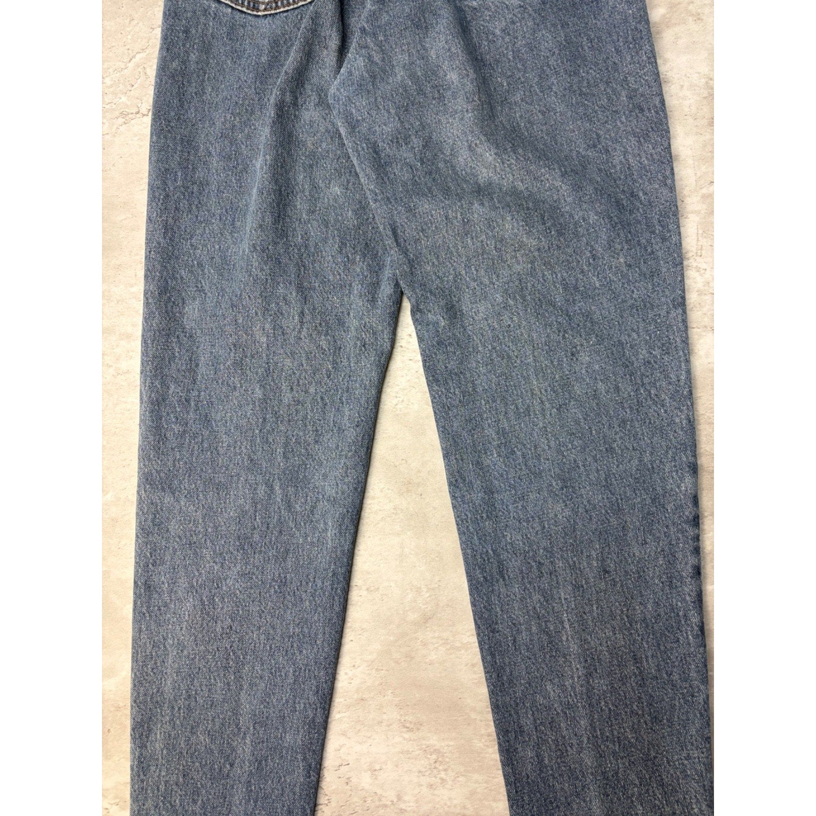 Vintage 90s Levis 816 White Tab Dark Wash Faded Denim Pants Size 27