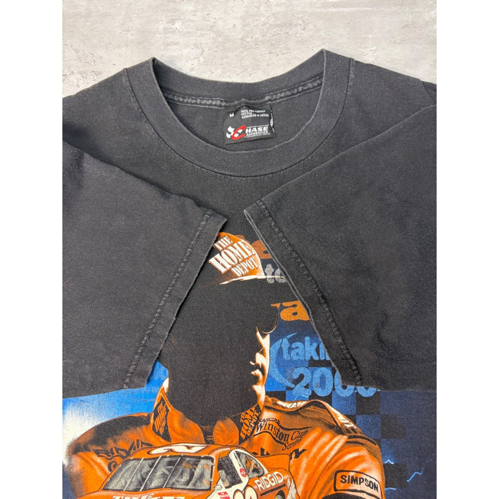 Vintage 2000 Tony Stewart Home Depot Racing Nascar Graphic T-Shirt Size Medium