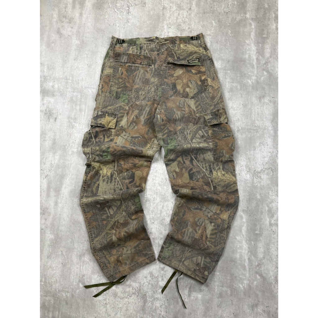 Vintage Spartan Advantage Timber Tree Camo Hunting Cargo Pants Size 33