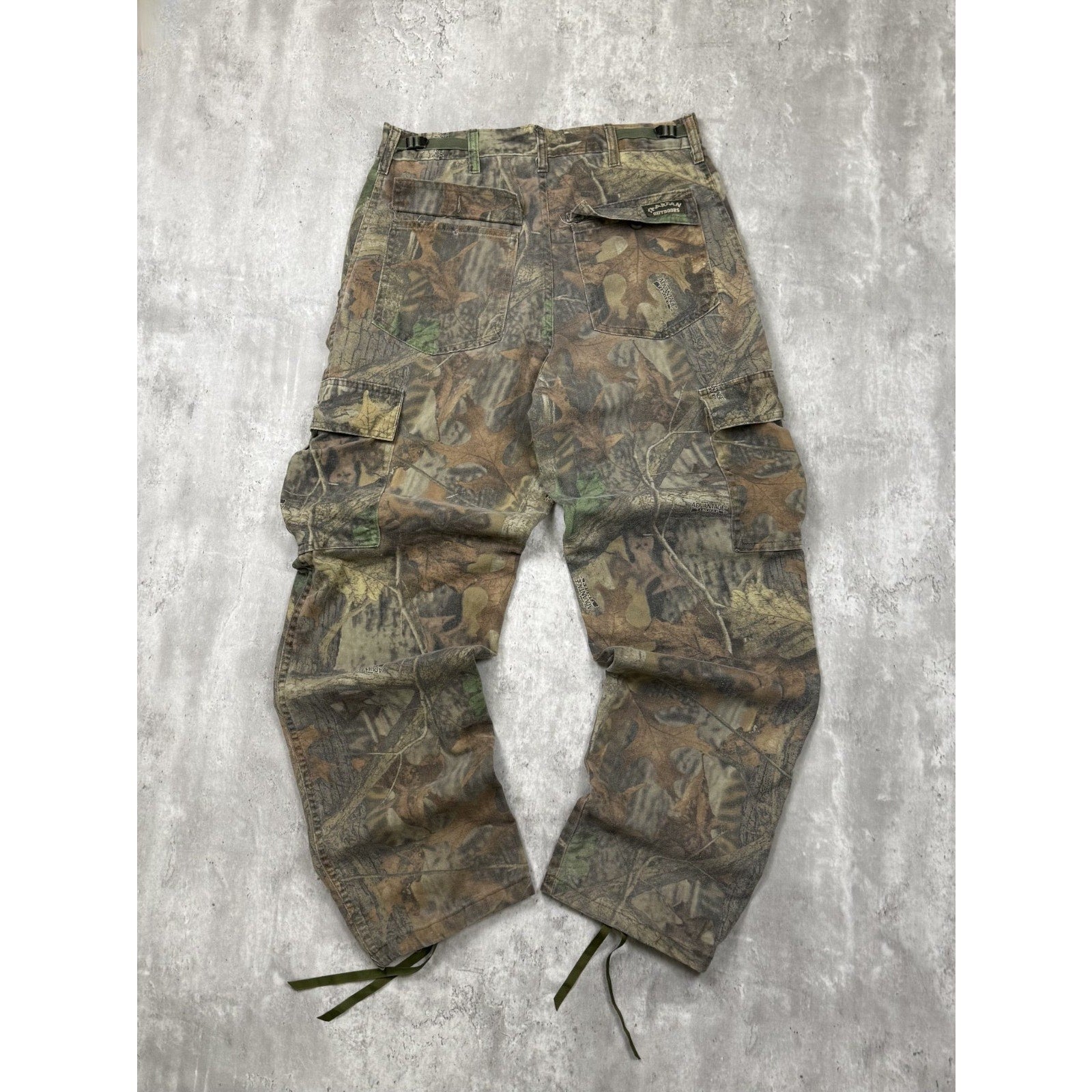 Vintage Spartan Advantage Timber Tree Camo Hunting Cargo Pants Size 33
