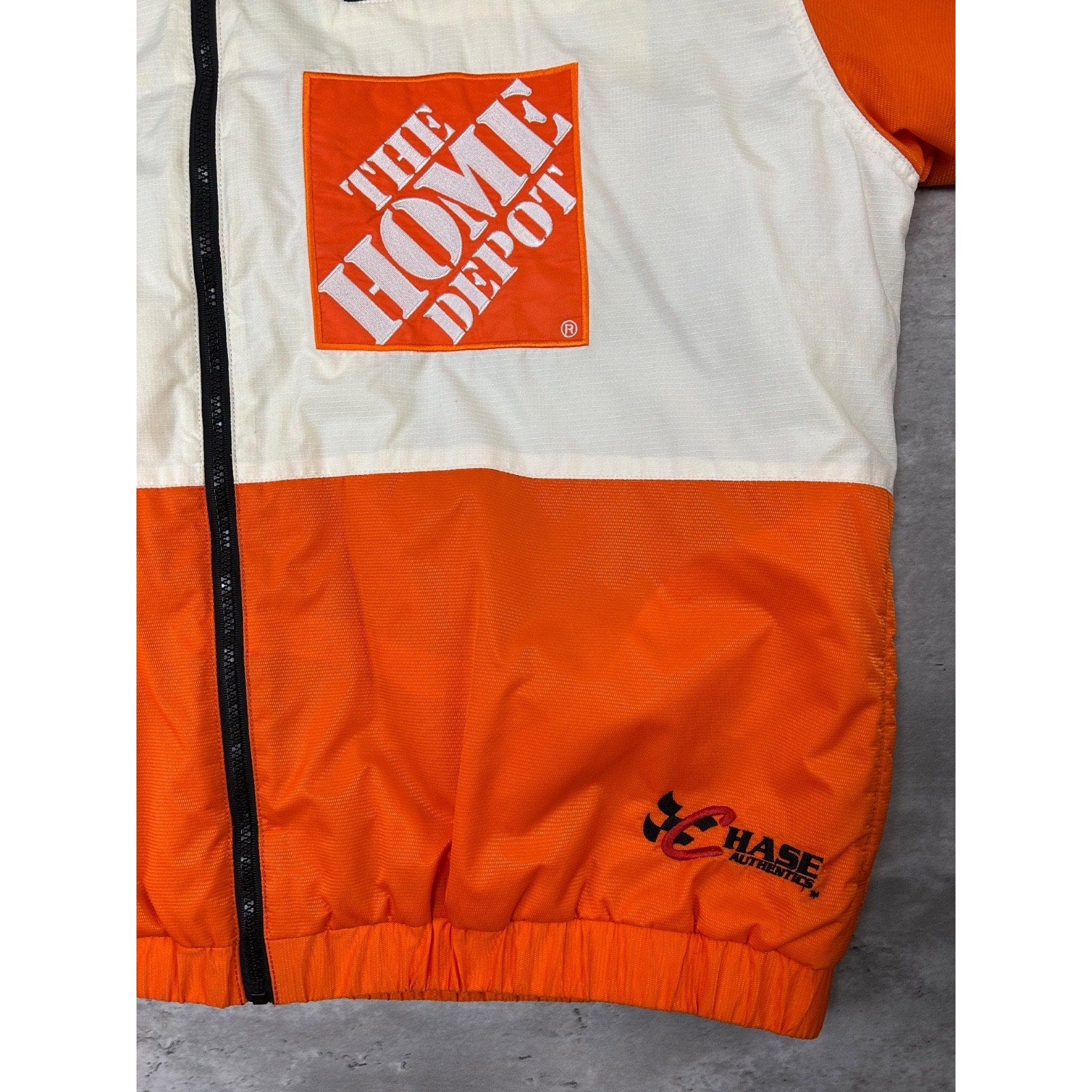 Vintage 90s Tony Stewart #20 Home Depot Racing Nascar Insulated Jacket Size 2XL