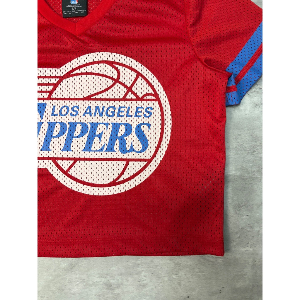 Vintage Womens Los Angeles Clippers NBA Graphic Logo Baby Jersey Size Small