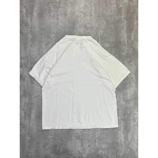 Vintage Heads Up Dude Stick Figure Skateboarding Graphic T-Shirt Size XL